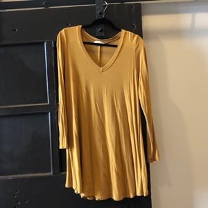 Mustard tunic